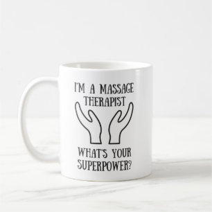 De Café Caneca da superpotência do terapeuta da massagem