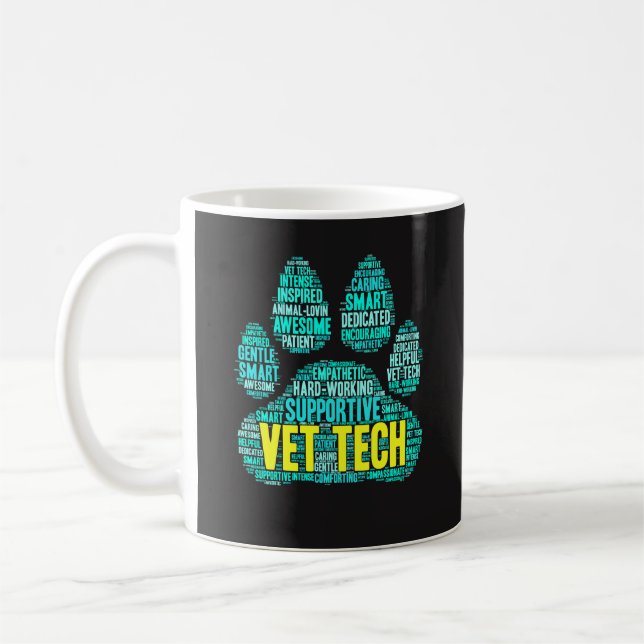 De Café Caneca da tecnologia do veterinário - nuvem legal (Esquerda)