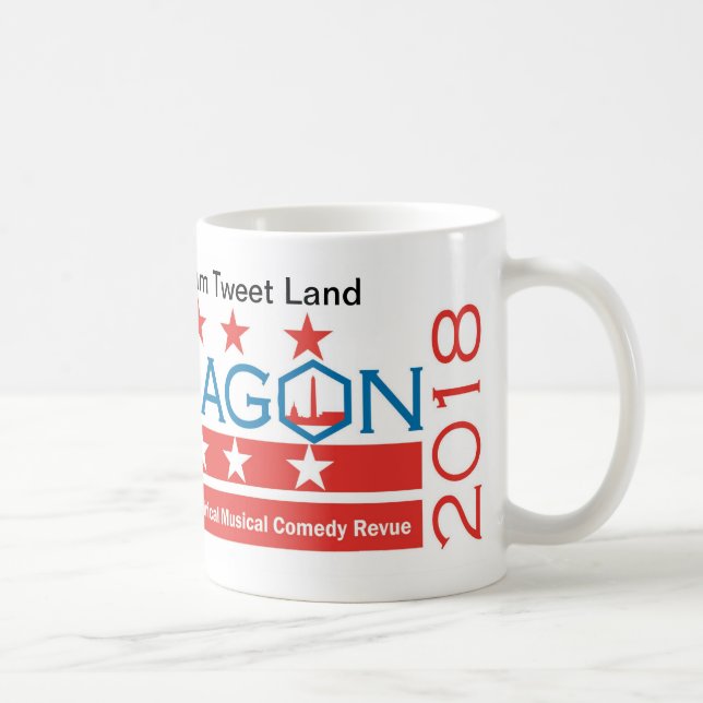 De Café Caneca da terra do Tweet da equipe (Direita)