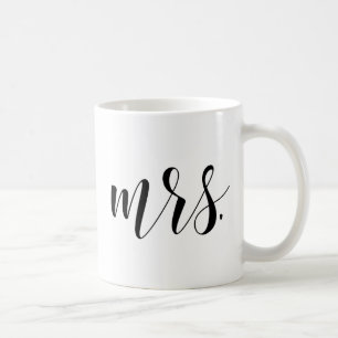 De Café Caneca da tipografia da Sra. Moderno Caligrafia