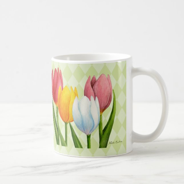 De Café Caneca da tulipa do primavera (Direita)