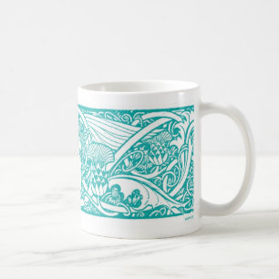 De Café Caneca da vinheta do anjo da cerceta