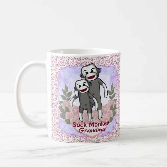 De Café Caneca da vovó do macaco Sock (Esquerda)