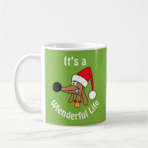 Caneca Dachshund Vida Maravilhosa
