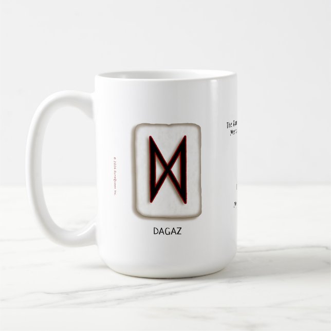 De Café Caneca Dagaz RuneStone 425ml (Esquerda)