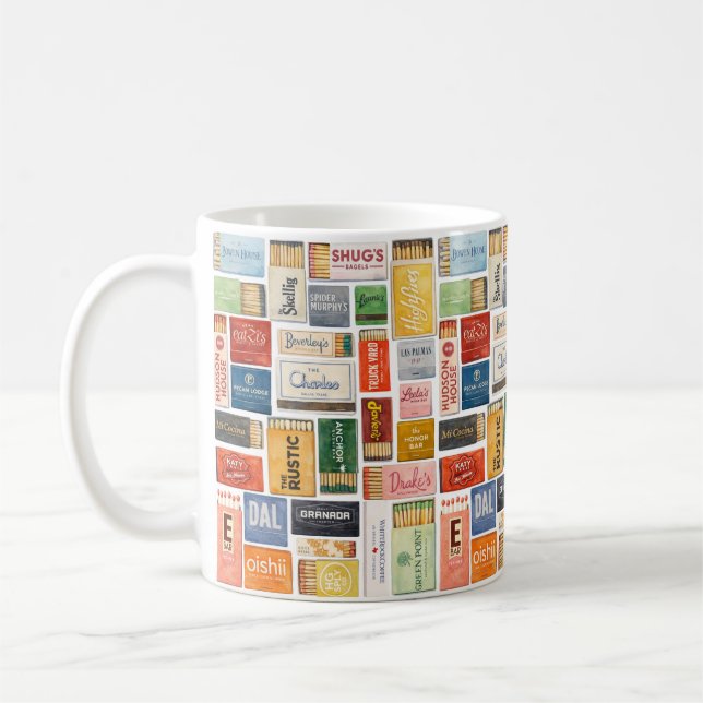 De Café Caneca Dallas Matchbook (Esquerda)