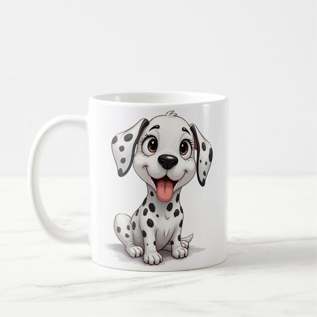De Café caneca dalmata (Esquerda)