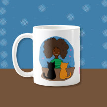 Caneca Dama Sem Filhos e Gatos