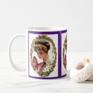De Café Caneca Dama Vitoriana