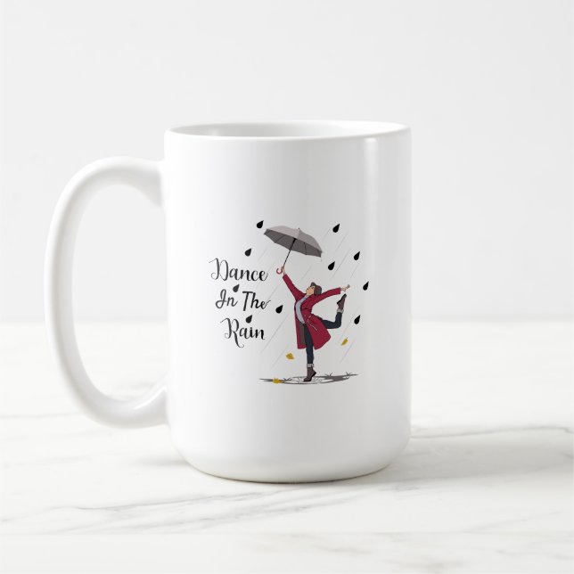 De Café Caneca Dança Na Chuva (Esquerda)