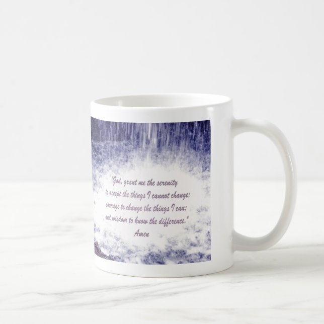 De Café Caneca das cachoeiras da oração da serenidade (Direita)