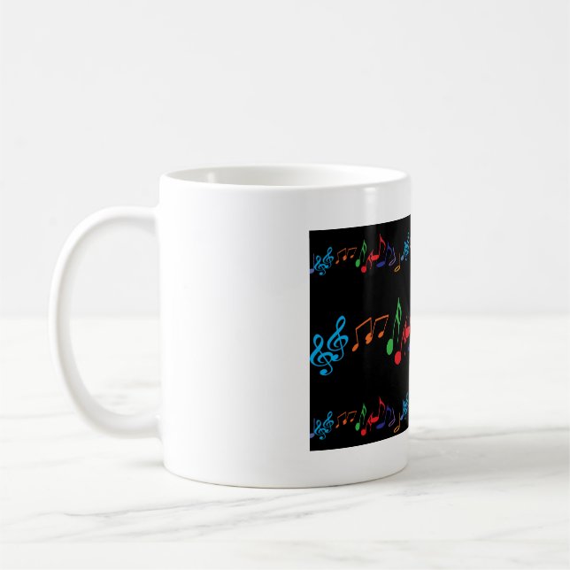 De Café Caneca das notas musicais (Esquerda)