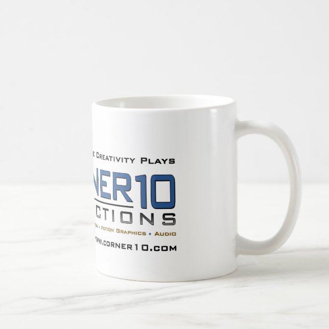 De Café Caneca das produções Corner10 (branca) (Direita)