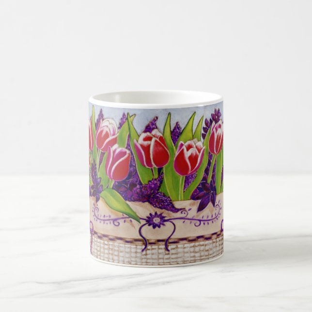 De Café Caneca das tulipas do primavera (Centro)