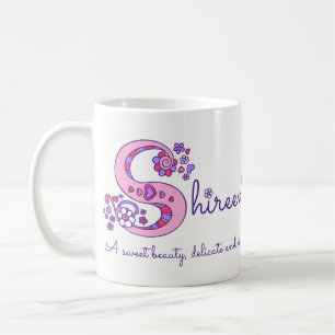 De Café Caneca decorativa do monograma do significado