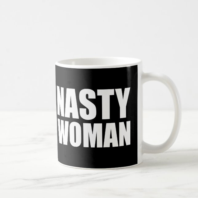 De Café Caneca desagradável da mulher (Direita)
