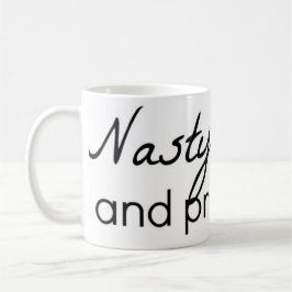 De Café Caneca desagradável da mulher