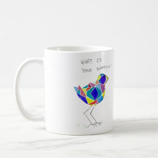 De Café Caneca desapontada do pássaro