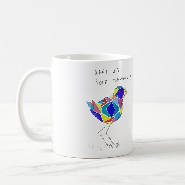 De Café Caneca desapontada do pássaro (Esquerda)