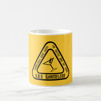 De Café Caneca desavergonhado do logotipo da bandeira
