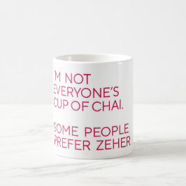 De Café Caneca Desi Engraçada Chai ou Zeher