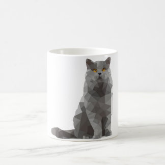 De Café caneca - design deconstructed - gato britânico do