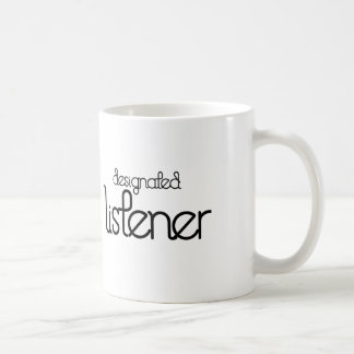 De Café Caneca designada do ouvinte