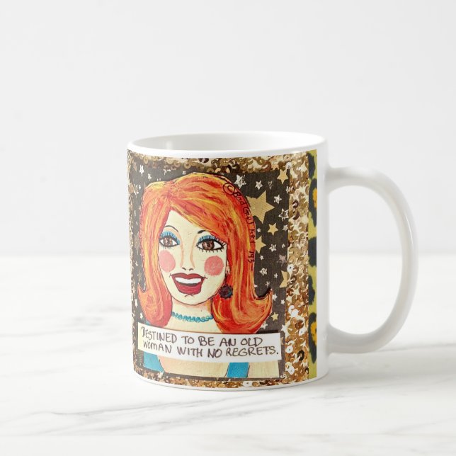 DE CAFÉ CANECA DESTINADA PARA SER UMA MULHER ADULTA (Direita)