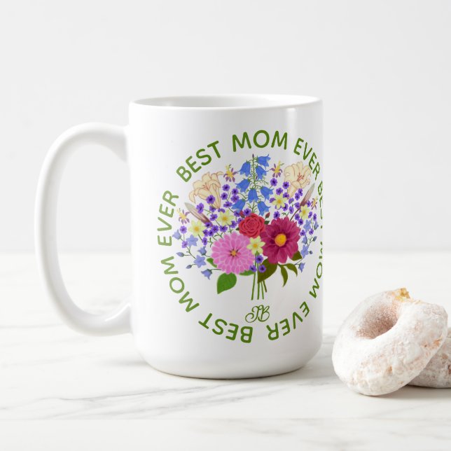 De Café Caneca Dia das Mães Blumenstrauss Grande (Com Donut)