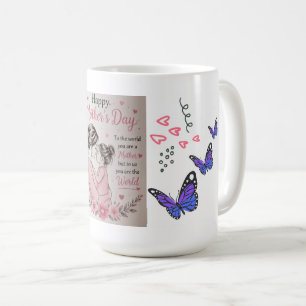 De Café Caneca Dia das Mães Borboleta Feliz