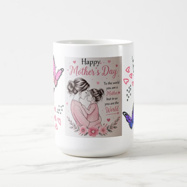 De Café Caneca Dia das Mães Borboleta Feliz (Centro)