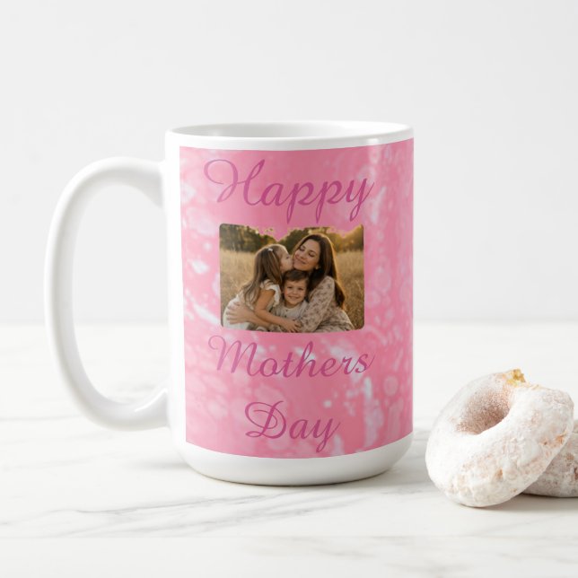 De Café Caneca Dia das Mães Feliz (Com Donut)
