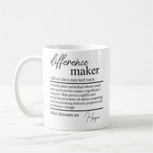 De Café Caneca Difference Maker, Difference Maker Personal