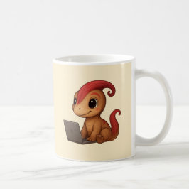De Café Caneca Dino - Dino Kammli no Laptop