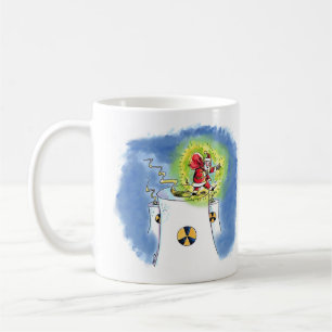 De Café Caneca direita Nuked Santa Claus