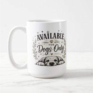 De Café Caneca Disponível Apenas para Cães 