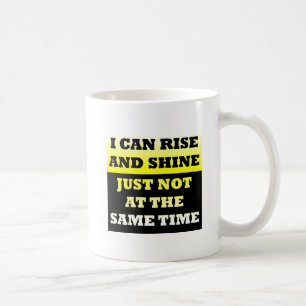 De Café Caneca Divertida Acorda e Brilha