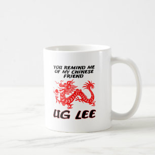 De Café Caneca Divertida Amigo Chinês Ug Lee