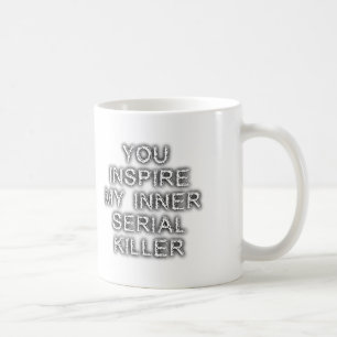De Café Caneca Divertida Assassino Serial Interno