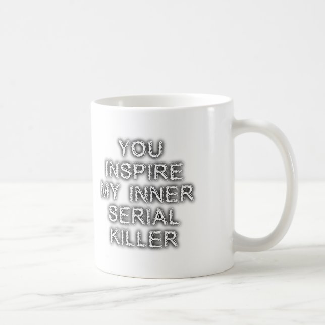 De Café Caneca Divertida Assassino Serial Interno (Direita)