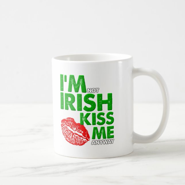 De Café Caneca Divertida Beijo Anti-Irlandês (Direita)
