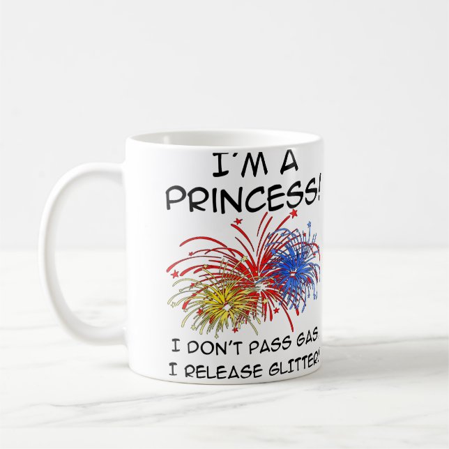 De Café Caneca Divertida Brilho da Liberdade da Princesa (Esquerda)