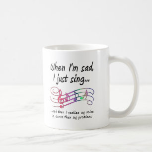 De Café Caneca Divertida Cantando Pior Que Problemas