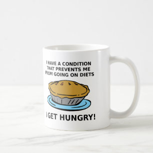 De Café Caneca Divertida Condição Faminta