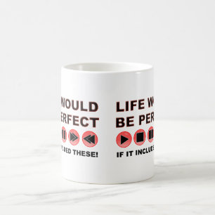 De Café Caneca Divertida Controle Remoto da Vida