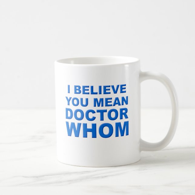 De Café Caneca Divertida do Doutor Quem (Direita)