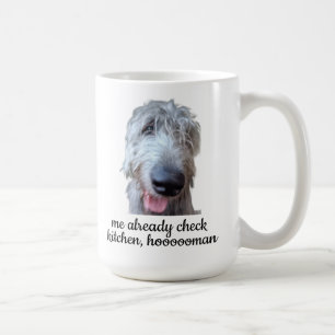 De Café Caneca Divertida do Irish Wolfhound – Já Verifique
