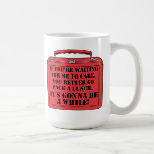 De Café Caneca Divertida Embalar Um Almoço