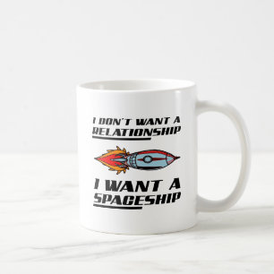 De Café Caneca Divertida Espaçonave do Relacionamento