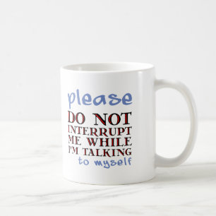 De Café Caneca Divertida Falando Comigo Mesmo